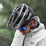 Rockbros LK-99 Mountain Bike Helmet with Adjustable Visor and Magnetic Closure 58-62 cm - Black