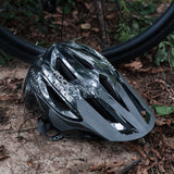 Rockbros LK-99 Mountain Bike Helmet with Adjustable Visor and Magnetic Closure 58-62 cm - Titanium