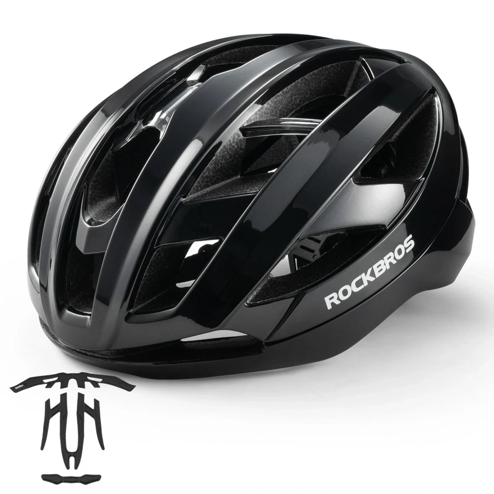 Rockbros LK-69 Bike Helmet with Reinforced Frame 58-62 cm - Black