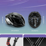 Rockbros TS-42 Lightweight Bike Helmet 58-62 cm - Black