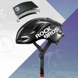 Rockbros TS-42 Lightweight Bike Helmet 58-62 cm - Black