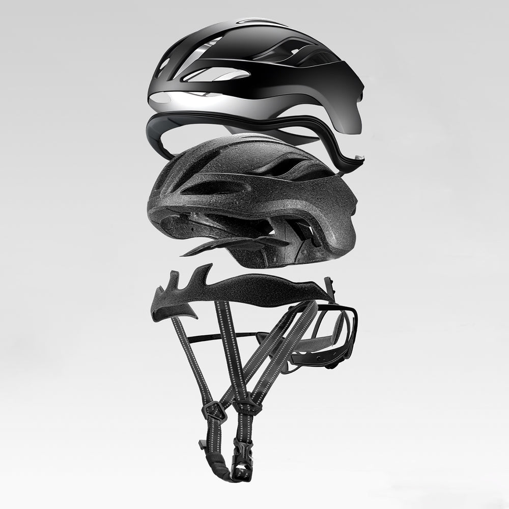 Rockbros TS-42 Lightweight Bike Helmet 58-62 cm - Black
