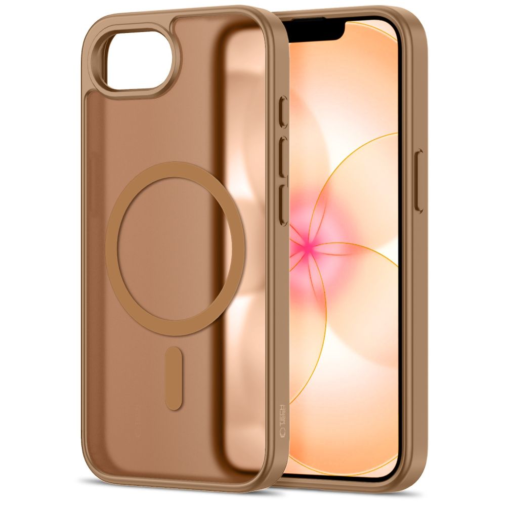 Tech-Protect BasicMag MagSafe Case til iPhone 16e / 17e - Brunt