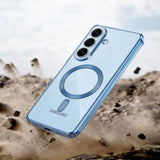Tech-Protect MagFlex MagSafe Case til Samsung Galaxy S26 - gennemsigtig blå