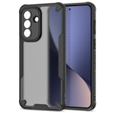Tech-Protect Rugged Shield Case til Samsung Galaxy A57 5G - gennemskinneligt sort