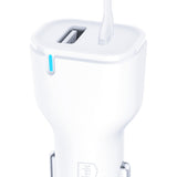 3mk Biloplader 20W PD3.0 QC 3.0 USB 1A1C - Hvid