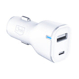 3mk Biloplader 20W PD3.0 QC 3.0 USB 1A1C - Hvid