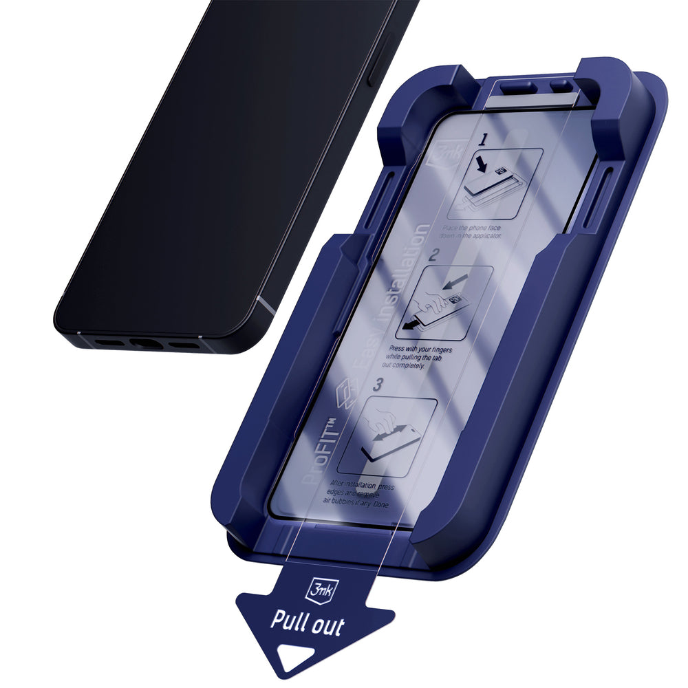 9H hærdet glas med 3mk HardGlass Max Privacy filter til iPhone 13/13pro/14/16E/17E