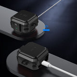 Tech-Protect Carbonox MagSafe Case til Samsung Galaxy Buds 4 / 4 Pro - sort