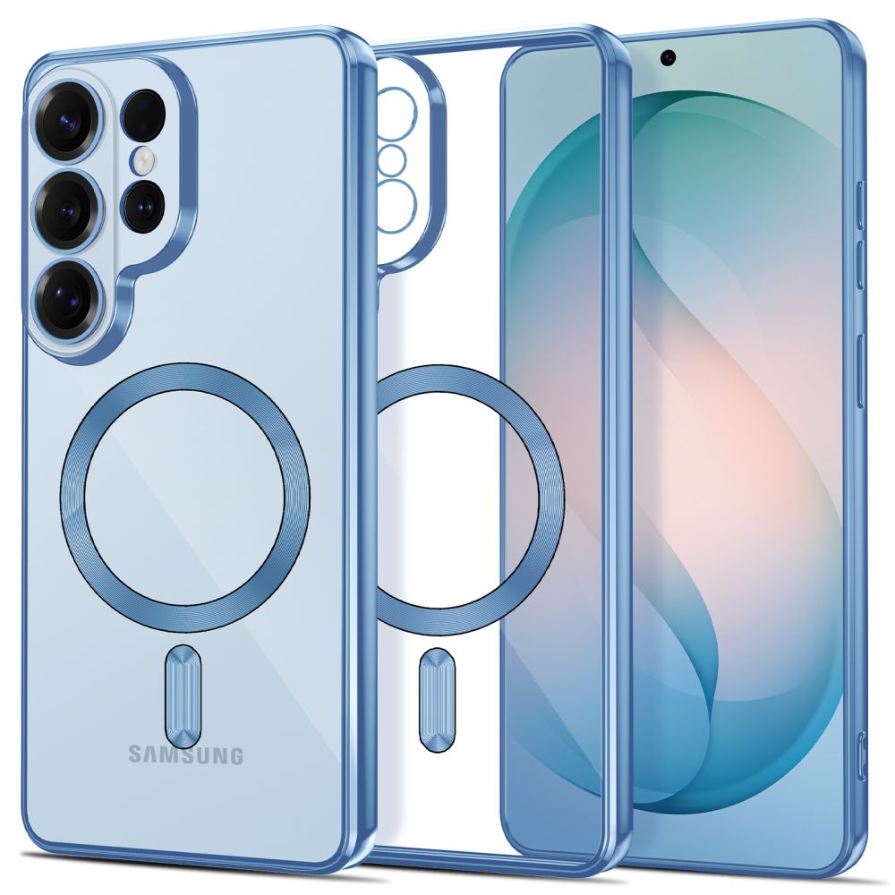 Tech-Protect MagFlex Case til Samsung Galaxy S26 Ultra - gennemsigtig blå