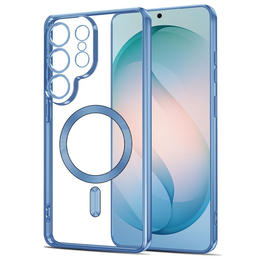 Tech-Protect MagFlex Case til Samsung Galaxy S26 Ultra - gennemsigtig blå