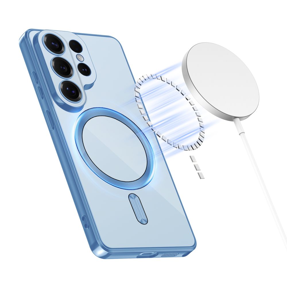 Tech-Protect MagFlex Case til Samsung Galaxy S26 Ultra - gennemsigtig blå