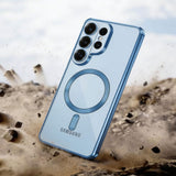 Tech-Protect MagFlex Case til Samsung Galaxy S26 Ultra - gennemsigtig blå