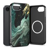 Tech-Protect Lamano MagSafe Case til iPhone 16e / 17e - sort og grøn
