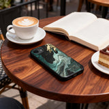 Tech-Protect Lamano MagSafe Case til iPhone 16e / 17e - sort og grøn