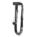 Wozinsky WZR-K2 Keyed Chain Bicycle Lock - Black