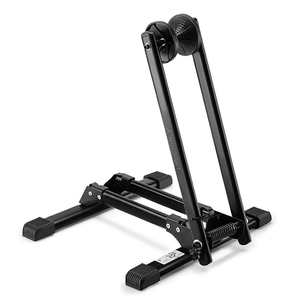 Wozinsky WSR-03 Folding Bike Stand for 20-29 Inch Bikes with Wheel Support - Black
