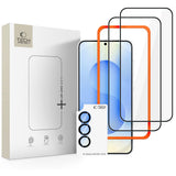 Tech-Protect Easy Set+ 3-pakke af hærdet glas til Samsung Galaxy S26 - sort