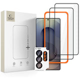 Tech-Protect Easy Set+ 3-pakke af hærdet glas til Samsung Galaxy S26 Ultra - sort