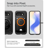 Spigen Tough Armor Mag MagSafe-hylster til Google Pixel 10A - sort