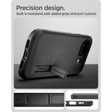 Spigen Tough Armor Mag MagSafe-hylster til Google Pixel 10A - sort