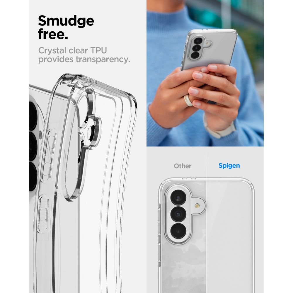 Spigen Liquid Crystal Case til Samsung Galaxy A37 5G - Gennemsigtig