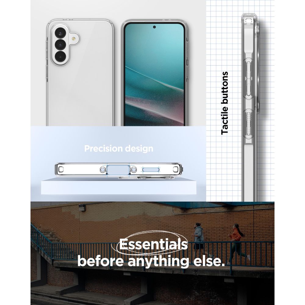 Spigen Liquid Crystal Case til Samsung Galaxy A37 5G - Gennemsigtig
