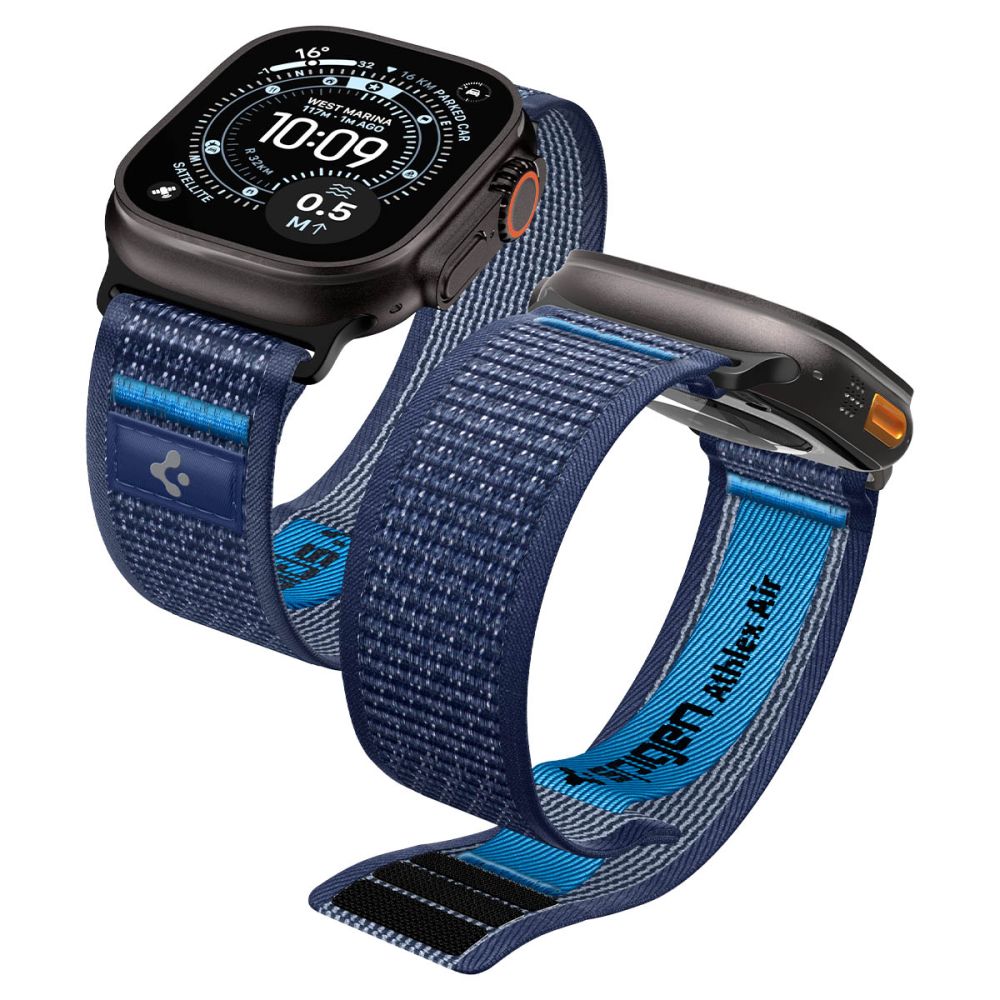 Spigen Athlex Air 2 rem til Apple Watch (44 / 45 / 46 / 49 mm) - Navy Blue