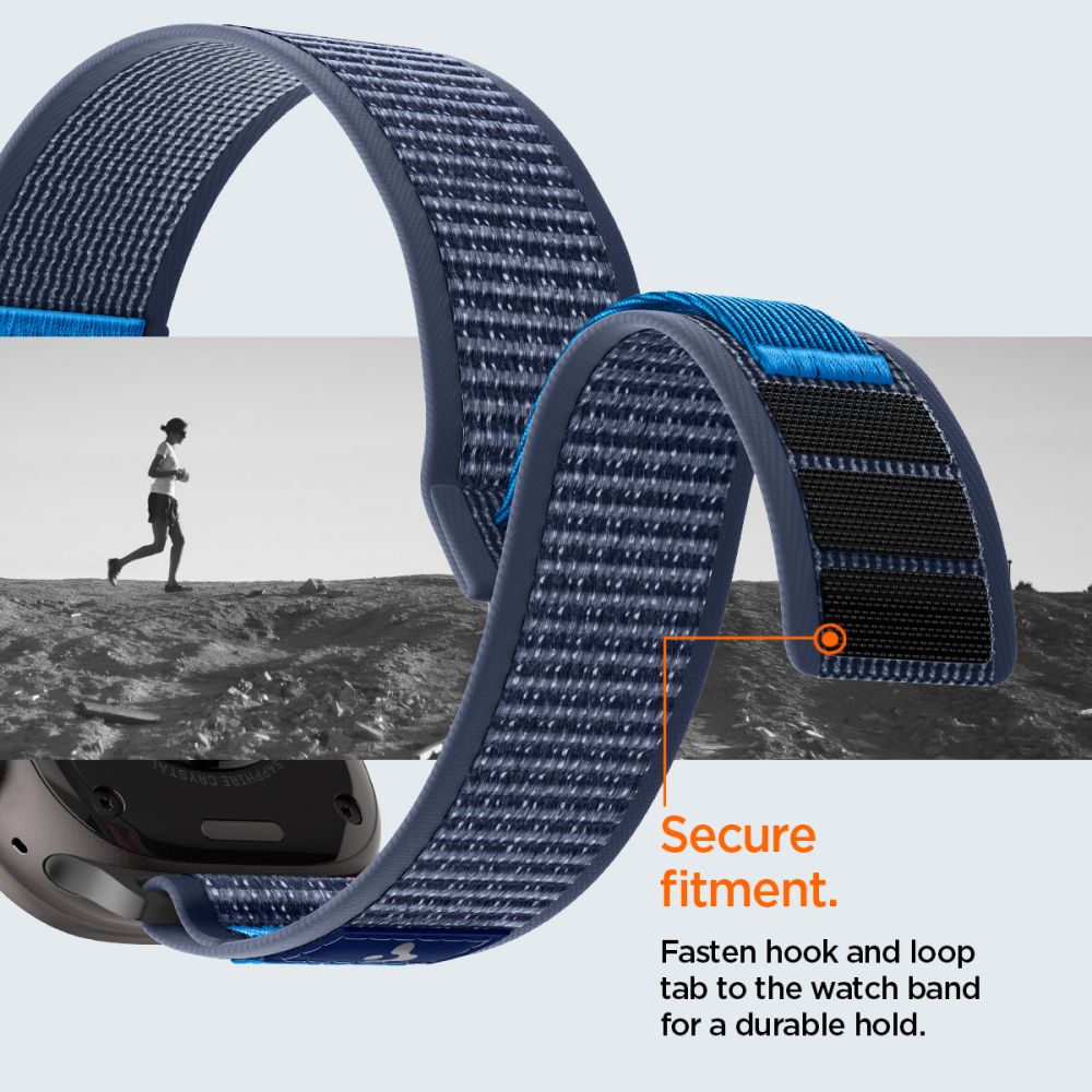 Spigen Athlex Air 2 rem til Apple Watch (44 / 45 / 46 / 49 mm) - Navy Blue