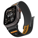 Spigen Athlex Air 2 rem til Apple Watch (44 / 45 / 46 / 49 mm) - sort og orange