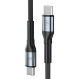 3mk Hyper Cable N-SERIES USB-C / USB-C 50cm PD 3.0 QC 3.0 20V / 3A 60W - sort