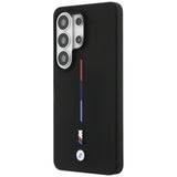 BMW M Silicone Tricolor Line MagSafe Case til Samsung Galaxy S26 Ultra - sort