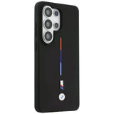 BMW M Silicone Tricolor Line MagSafe Case til Samsung Galaxy S26 Ultra - sort