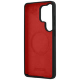BMW M Silicone Tricolor Line MagSafe Case til Samsung Galaxy S26 Ultra - sort