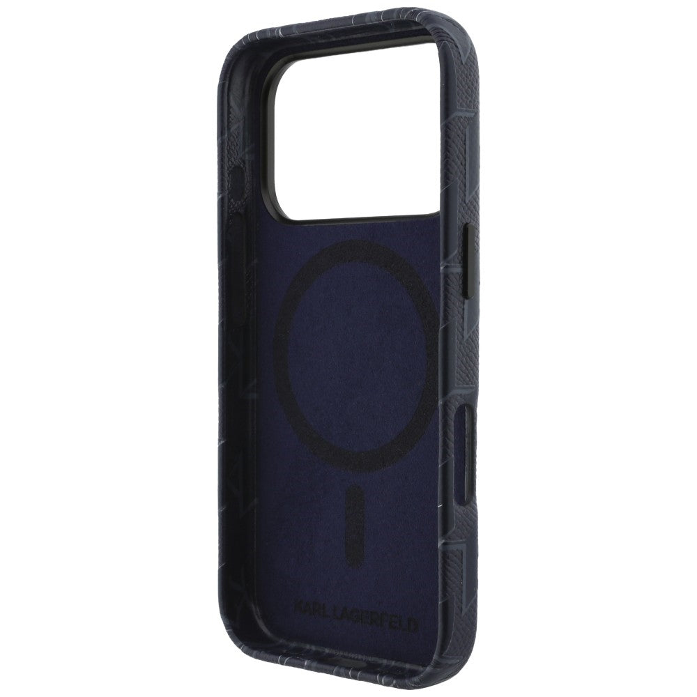 Karl Lagerfeld Monogram Logo MagSafe Case til iPhone 17 Pro - Blå