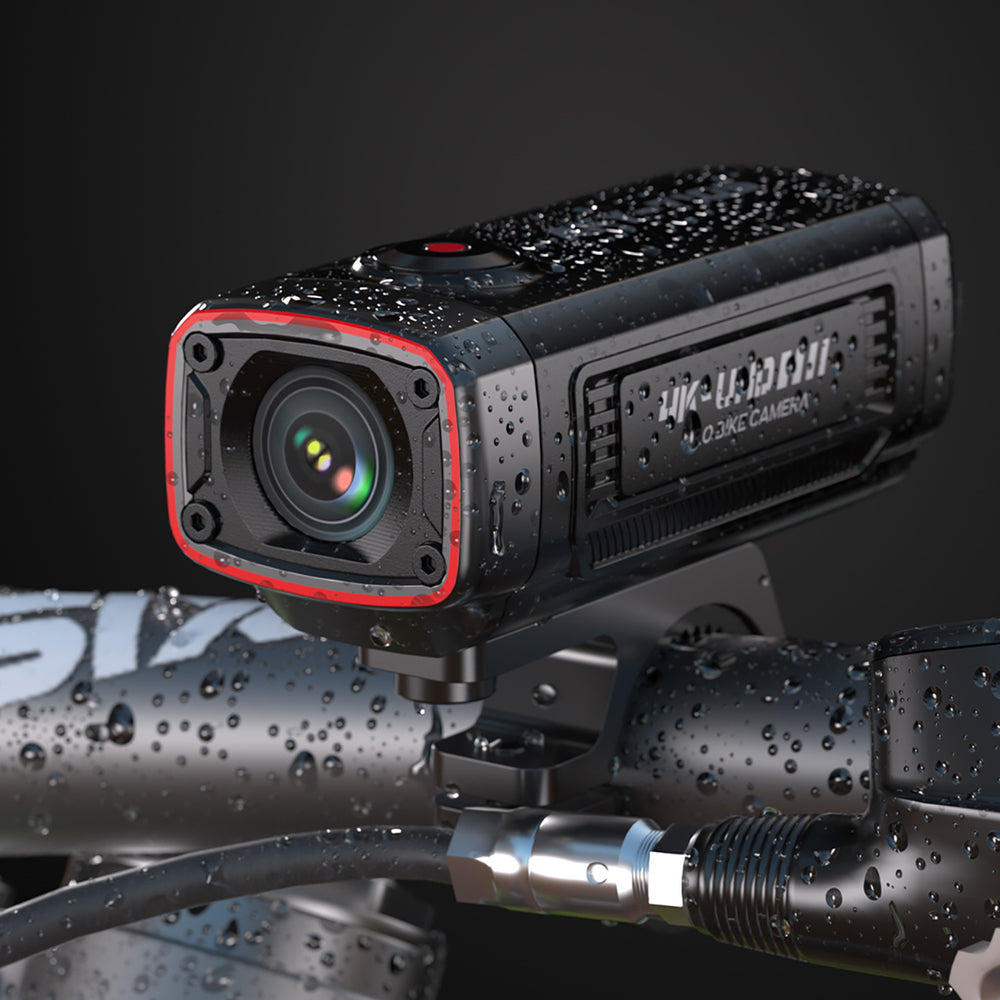 AKEEYO AKY-710S 4K Motorcycle Handlebar Video Recorder - Black
