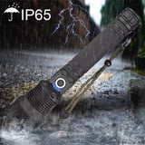 Wozinsky WLT-20W tactical flashlight 20 W 2000 lm CREE diodes IP65 with adjustable beam - black
