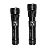 Wozinsky WLT-15W 15W 1500lm CREE IP65 Tactical Flashlight with Adjustable Beam - Black