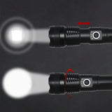 Wozinsky WLT-15W 15W 1500lm CREE IP65 Tactical Flashlight with Adjustable Beam - Black