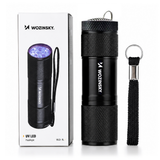 Wozinsky WLD-9L IP65 UV Flashlight for Trace Detection - Black