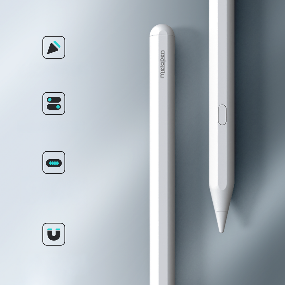 Metapen Pencil A12 for iPad - White