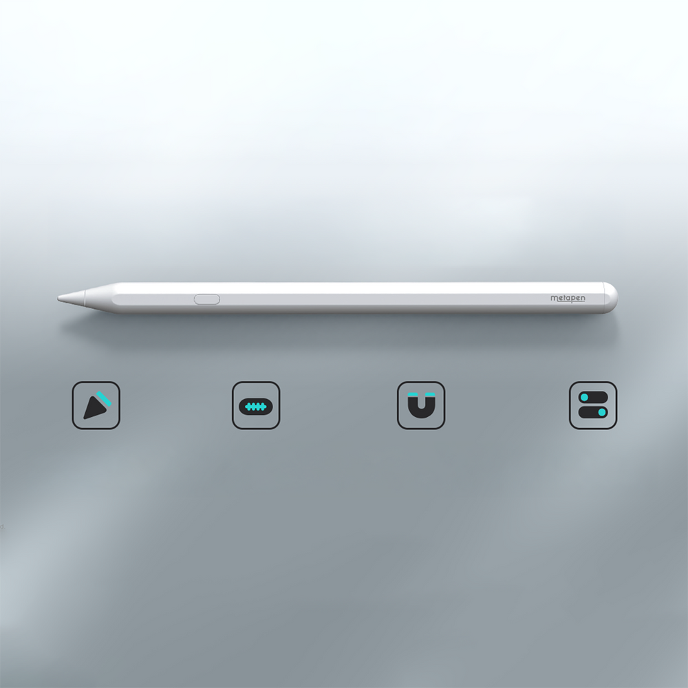 Metapen Pencil A12 for iPad - White