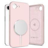 Tech-Protect Silicone MagSafe Case til iPhone 16e / 17e - Pink