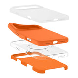 Spigen Silicone Fit Mag Case til iPhone 17 Pro - Orange