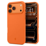 Spigen Silicone Fit Mag Case til iPhone 17 Pro - Orange