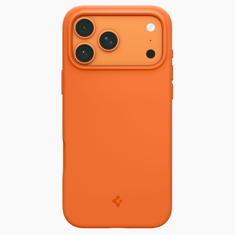 Spigen Silicone Fit Mag Case til iPhone 17 Pro - Orange