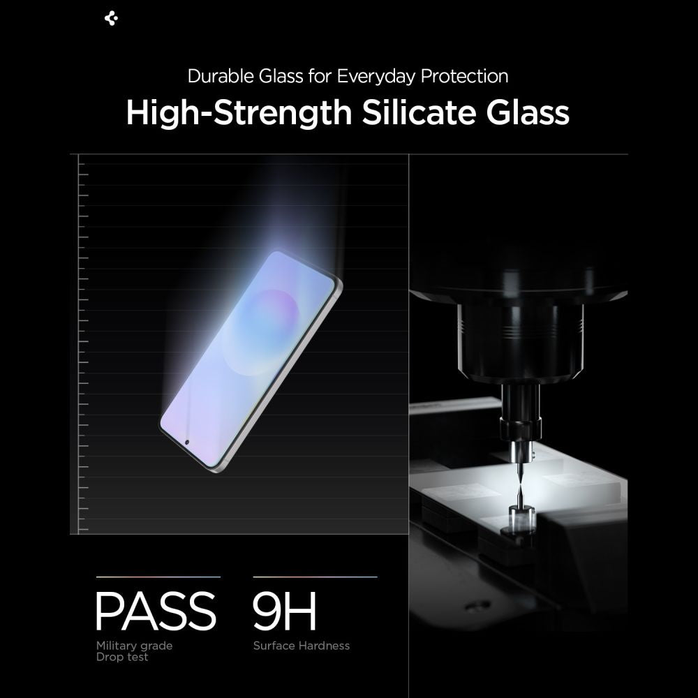 Spigen Glas.tR EZ Fit Pro 2-pakke af hærdet glas til Samsung Galaxy A57 5G