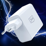 3mk FlowPower 45W 1A1C PD3.0 QC4+ Wall Charger - White