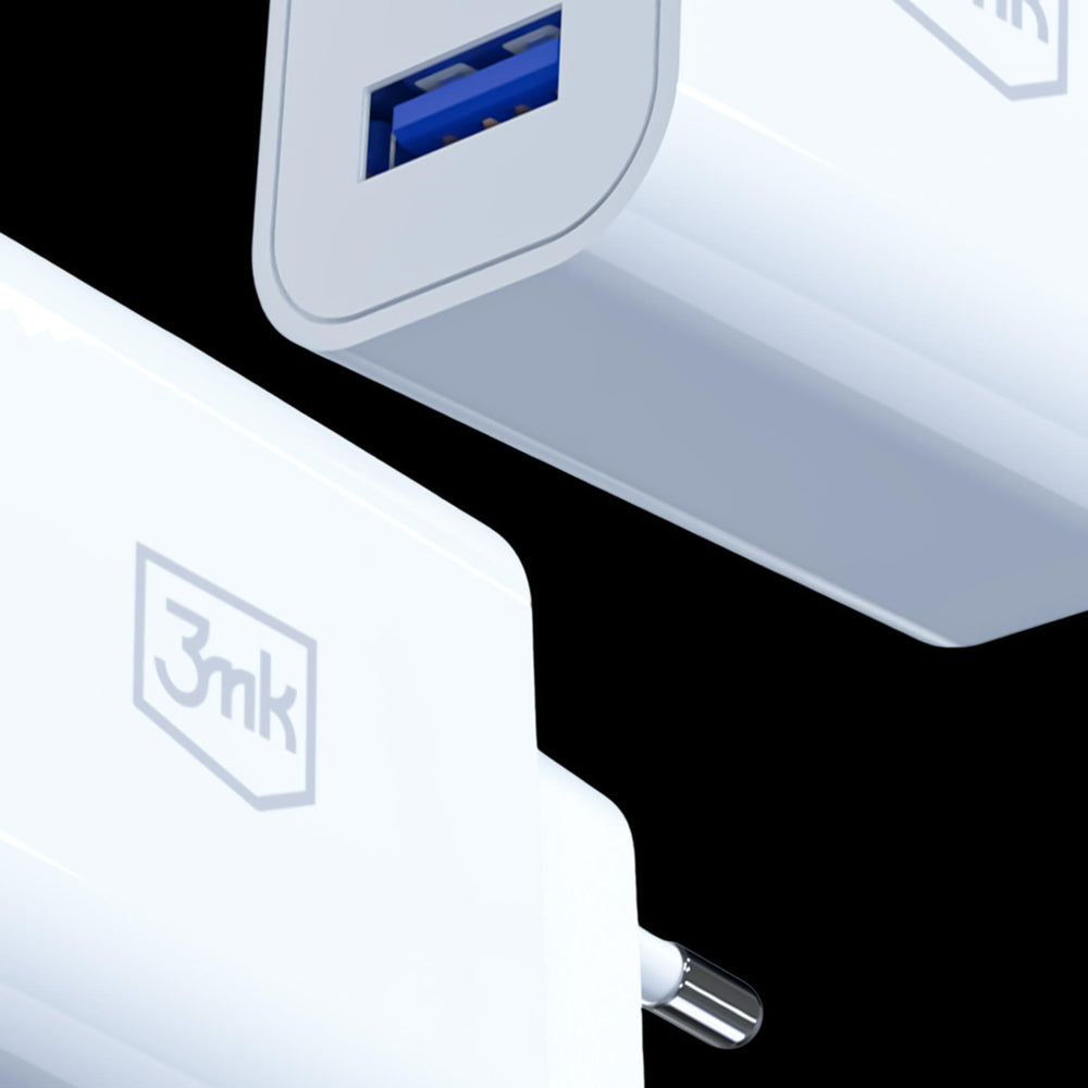3mk FlowPower 10W 2.4A 2A Wall Charger - White