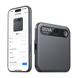 BOYA Notra Voice Recorder med AI Transcription - sort